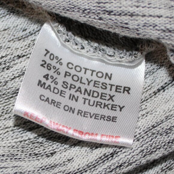 Isle by Melis Kozan Heather Gray Cowl Neck Long Sleeve Sweater Dress Women's S - Picture 11 of 12